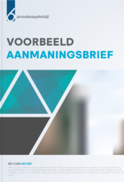 Voorbeeld aanmaning